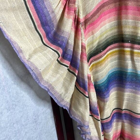 DES DEMOISELLES CABO STRIPED GAUZE TOP SIZE 2 - Picture 8 of 8